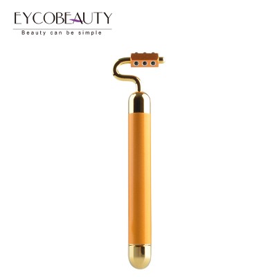 Hot Products 2019 U Shaped Beauty Bar 24k Golden Pulse Facial Massager For Home